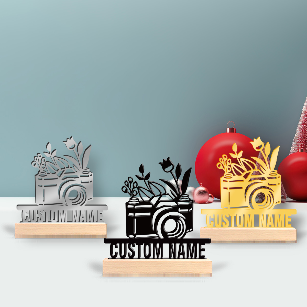 Desktop Laser Engraver - 1 stuk metalen bureau ornament met