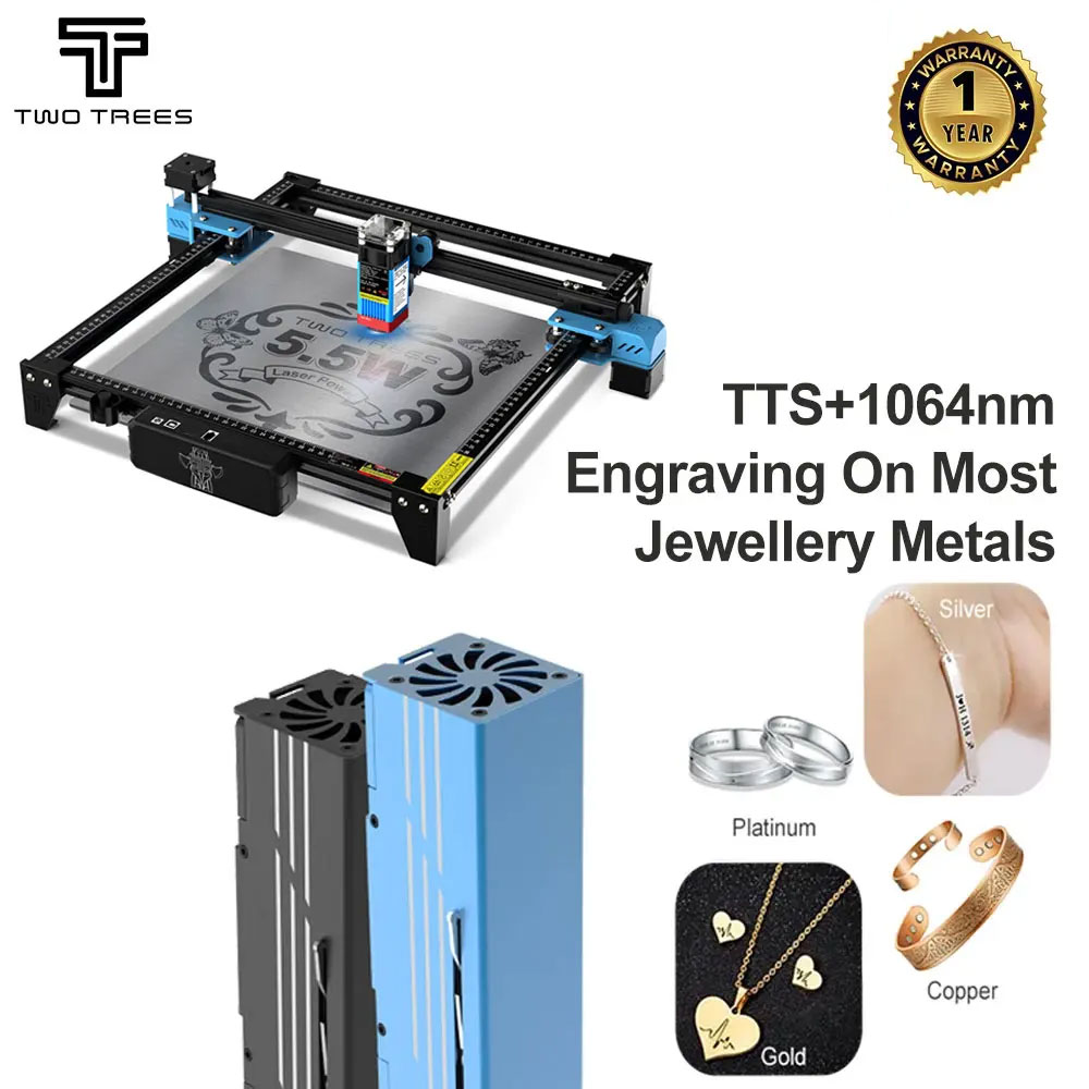 Industrial Laser Engraving Machine - TWOTREES TTS-55 Lasergraveermachine met wifi offline