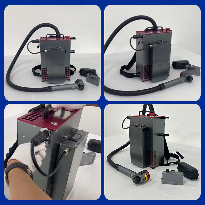 Industrial Laser Cleaning Machine Price - Rugzak Draagbaar Type Handheld Laser Cleaner