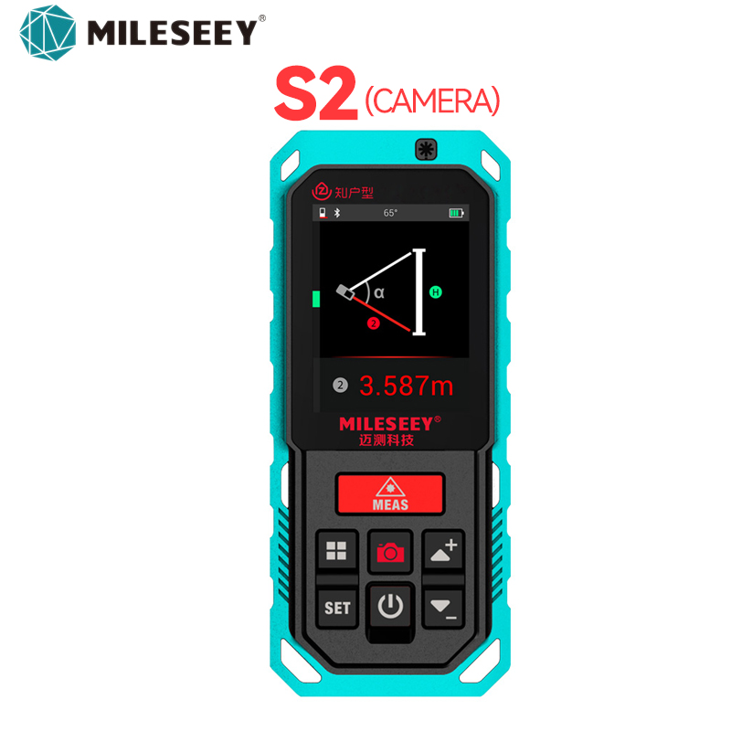Industrial Laser Rangefinder - Mileseey S2 Camera Laser Afstandsmeter Professionele