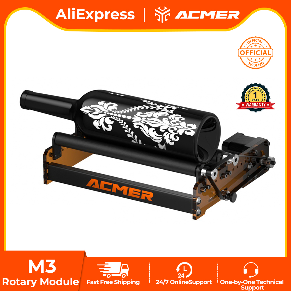 Industrial Laser Engraving Machine - ACMER M3 Laser-roterende rol 360° °