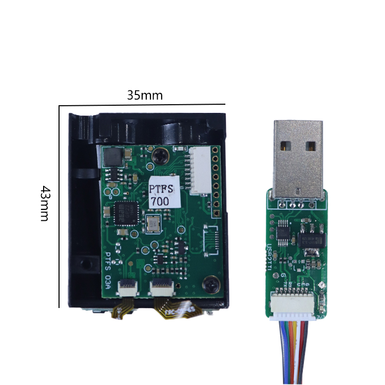 Industrial Laser Distance Measuring Device - TOF Laser Afstandssensor Module Lasermeetapparaat 400m