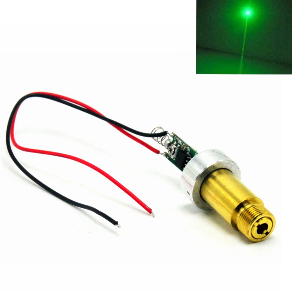 Industrial Green Laser Pointer - Industriële Messing 50 mW 100 mw