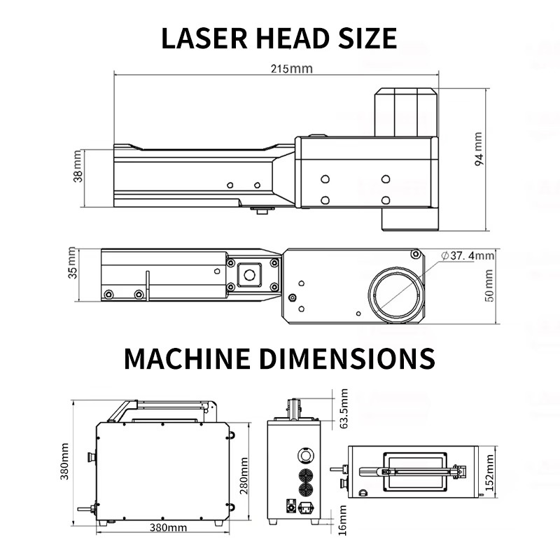 Draagbare rugzakmodel handlase - Industrial Laser Cleaning Machine Price recensie en prijs