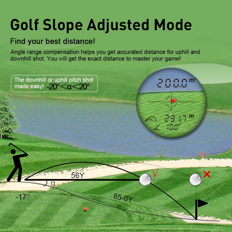 Mileseey PF210 PF2E PF240 Golf - Industrial Laser Rangefinder recensie en prijs