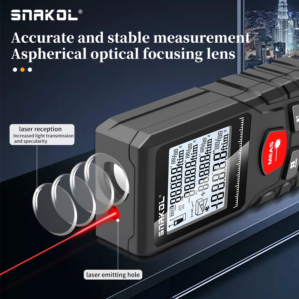 Snakol Laser Afstand 50M/100M/ - Industrial Laser Rangefinder recensie en prijs
