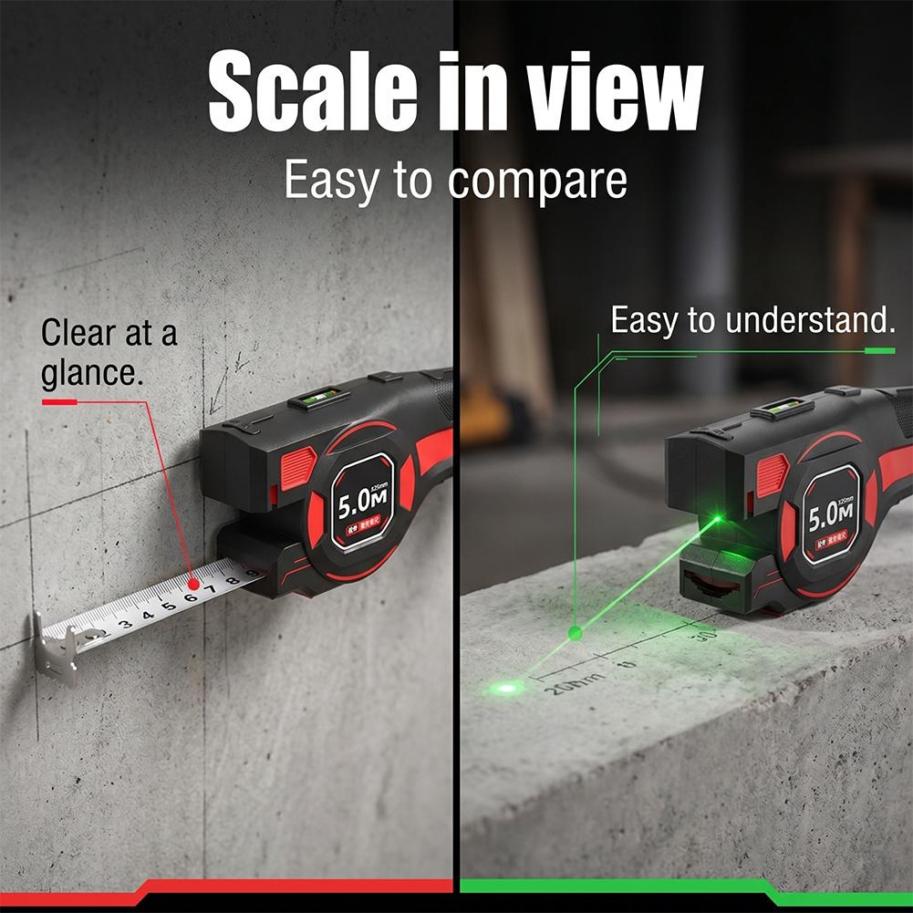 2-in-1 laser afstandmeter stal - Industrial Laser Rangefinder recensie en prijs