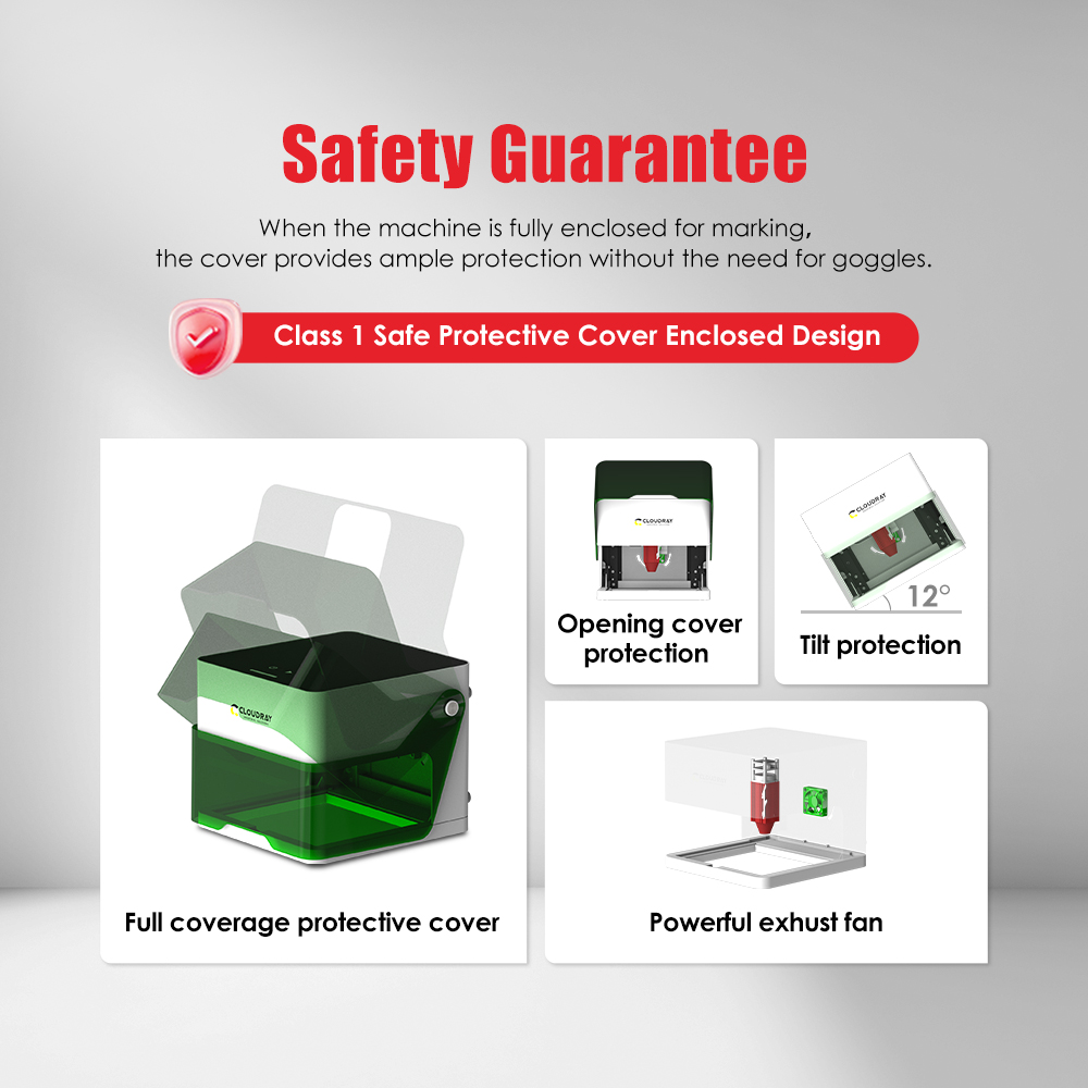 Cloudray 5000 mw CNC Mini Lase - Industrial Laser Engraving Machine recensie en prijs