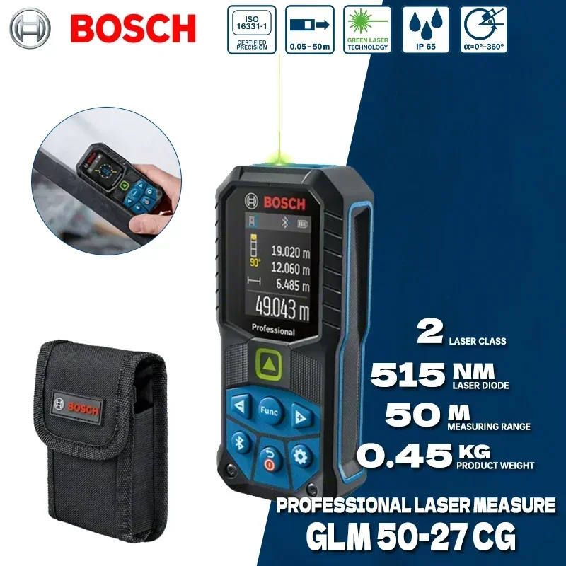 BOSCH GLM 50-27 CG Laser-afsta - Industrial Laser Rangefinder recensie en prijs