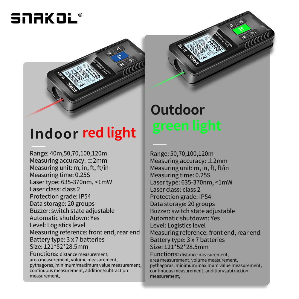 Snakol Laserafstandsmeter 40m  - Industrial Laser Rangefinder recensie en prijs