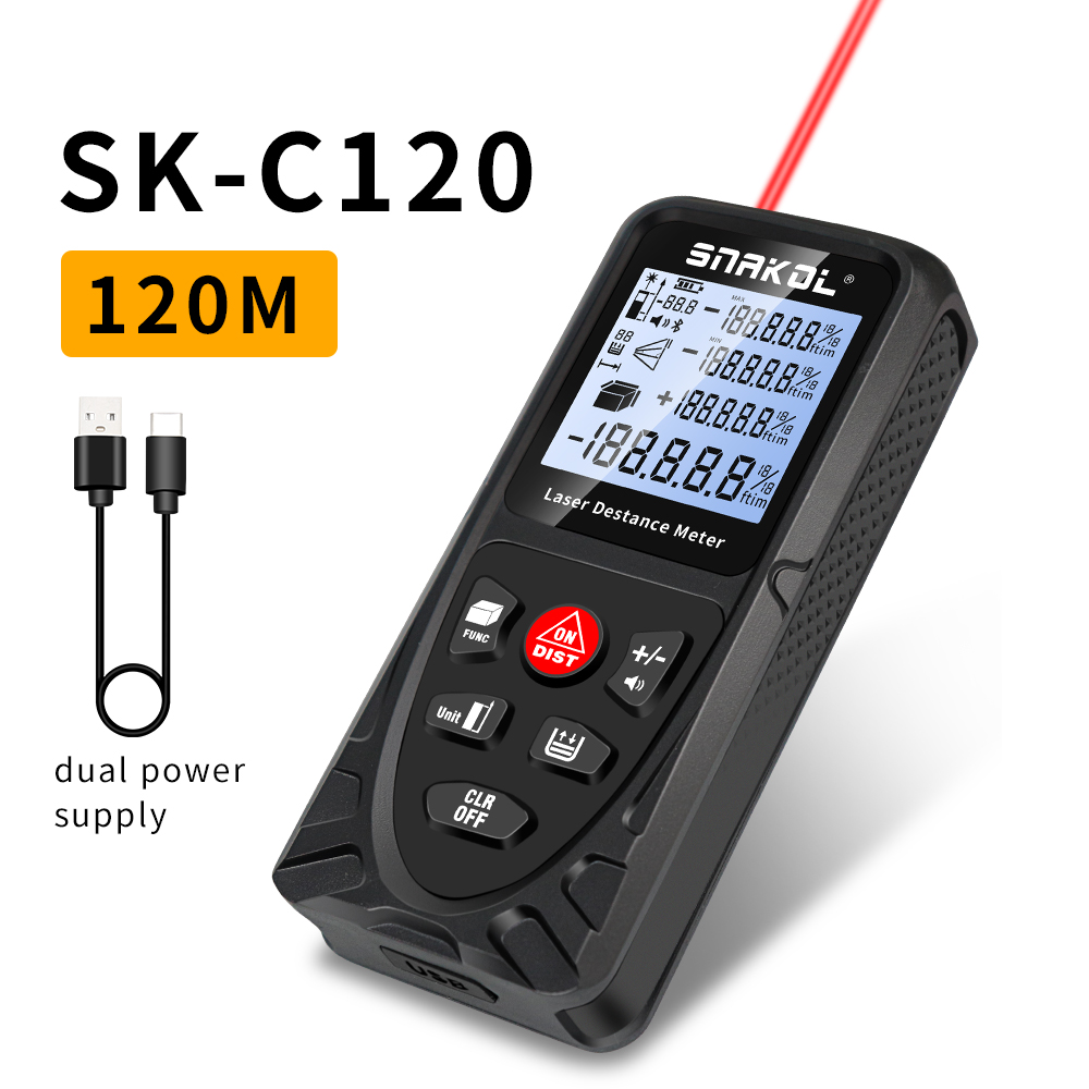 SNAKOL 3-in-1 laser-afstandsme - Industrial Laser Rangefinder recensie en prijs